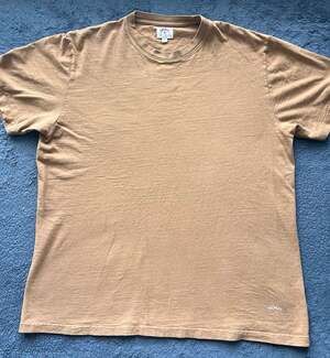 Noah 100% Recycled Cotton Made in USA T-Shirt Brown Size L